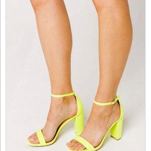 WILD DIVA NEON HEELS